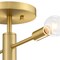 Designers Fountain Arlo 14.25 in. 4-Light Brushed Gold Minimalist Semi Flush Mount with Bare Bulbs for Dining Rooms D320C-SF-BG - alternate 9